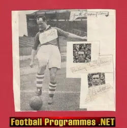 Manchester United Football Club Multi Signed 1940s