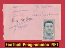 Manchester United Football Club Multi Signed 1940s