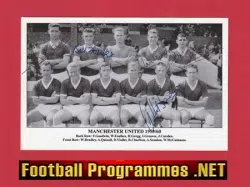 Manchester United Football Club Multi Signed 1950s