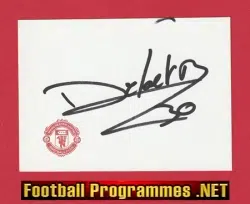 Manchester United Ritchie Delaet Autograph Man Utd
