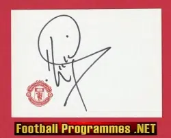 Manchester United Keith Gillespie Autograph Man Utd