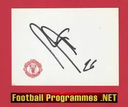 Manchester United Gabriel Obertan Autograph Man Utd