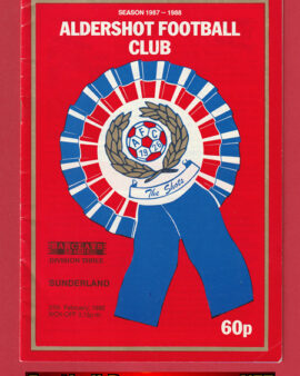 Aldershot v Sunderland 1988