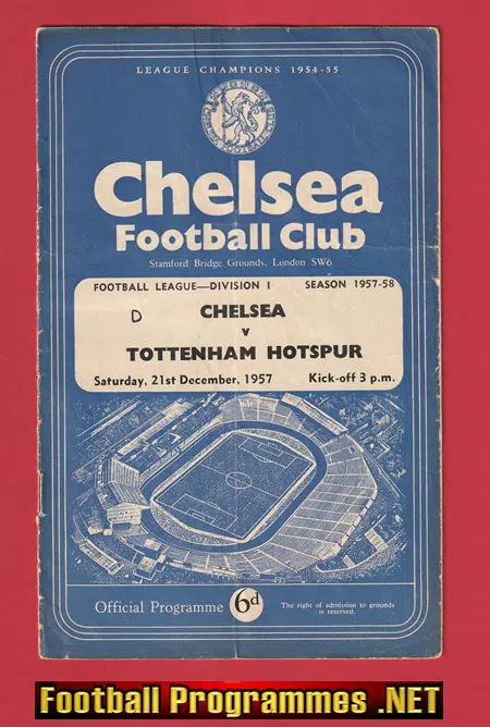 Chelsea v Tottenham 1957