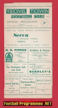 Yeovil Town v Weymouth 1960 - 1960's