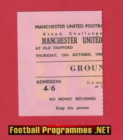 Manchester United v Real Madrid 1960 - Ticket Challenge Match