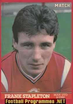 Manchester United Frank Stapleton Autograph Signed Picture Man U
