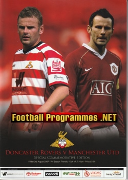 Doncaster Rovers v Manchester United 2007 – Pre Season Friendly