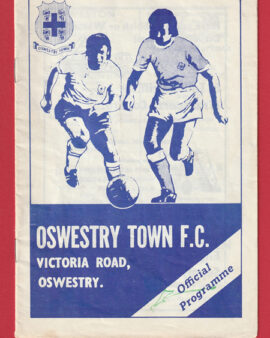 Oswestry Town v Redditch United 1974