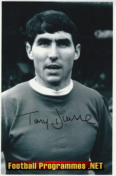 Manchester United Tony Dunne Autograph Signed Man Utd 1960s Pic