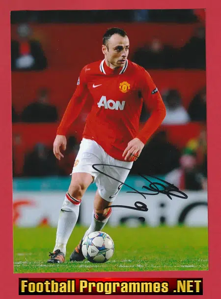 Manchester United Dimitar Berbatov Autograph Signed Man Utd