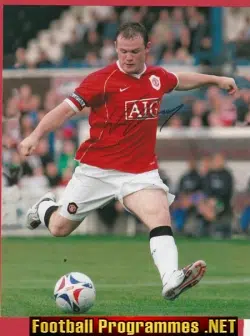 Manchester United Wayne Rooney Autograph Signed Man Utd