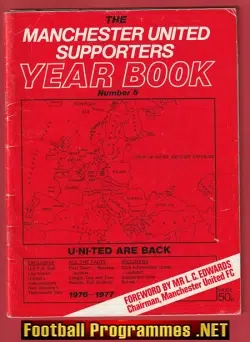 Manchester United Supporters Yearbook 1976 - 1977 - Man United