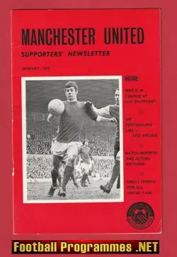 Manchester United Newsletter 1969 - 1970