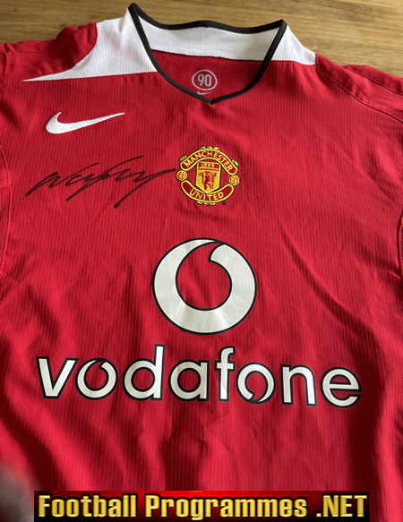 Manchester United Wayne Rooney Man Utd Signed Football Shirt