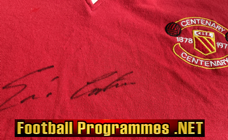 Manchester United Eric Cantona Signed Football Shirt Man Utd