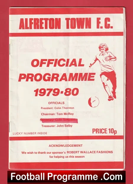Alfreton Town v Ashby 1980
