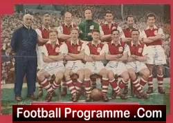 Bristol City Football Club Multi Signed Autographed 1950s - football programme