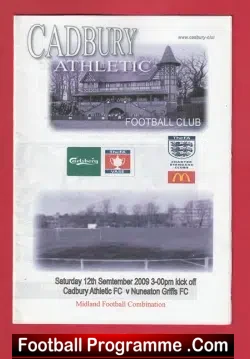 Cadbury Athletic v Nuneaton Griffs 2009 – Midlands Football