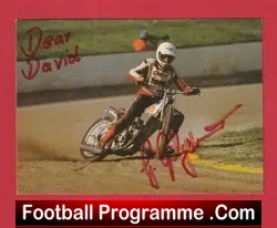 Georg Gilgenreiner German Speedway Rider Champion Signed Card