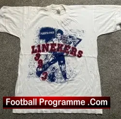 George Best Signed Linekers Bar T Shirt 1993 - Gran Canaria - football memorabilia