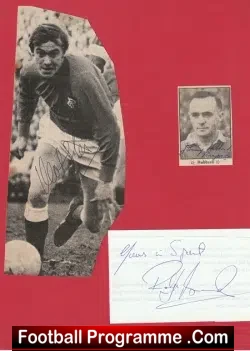 Glasgow Rangers Football Club Multi Signed Autographs 50s - football programme