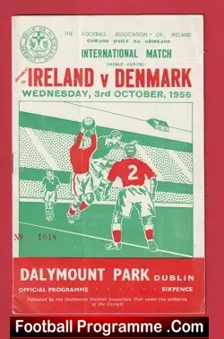 Ireland v Denmark 1956 – World Cup Match Dublin