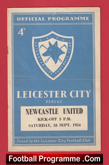 Leicester City v Newcastle United 1954 – 1950s