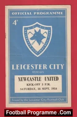 Leicester City v Newcastle United 1954 – 1950s