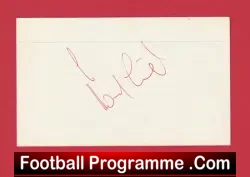 Manchester City Asa Hartford Autograph Signed WBA - football programme