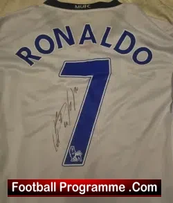 Manchester United Cristiano Ronaldo Signed Shirt Man Utd 2009 - football memorabilia