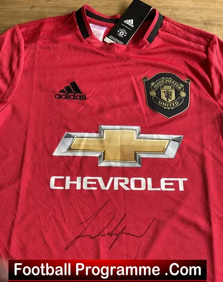 Manchester United Marcus Rashford Man Utd Signed Football Shirt