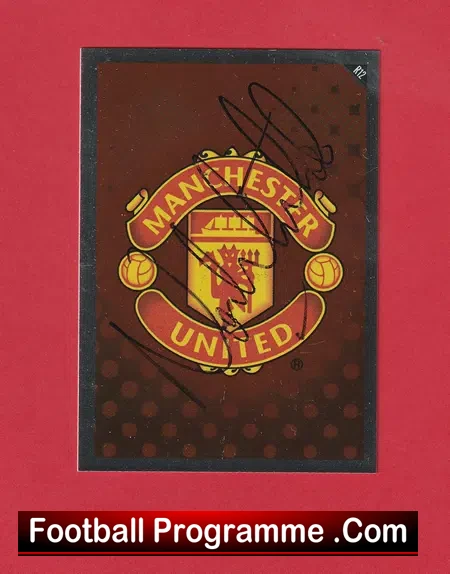Manchester United Norman Whiteside Autograph Man Utd Signed Football Card