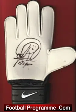 Manchester United Raimond Van Der Gouw Signed Goalkeeper Glove