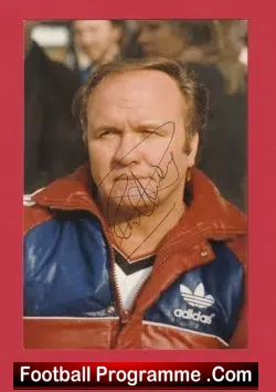 Manchester United Ron Atkinson Autograph Signed Man Utd Manager - football programme