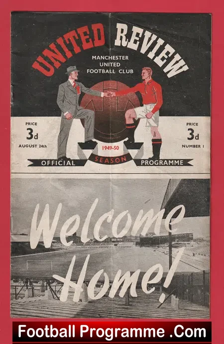 Manchester United v Bolton Wanderers 1949 – Man Utd First Match