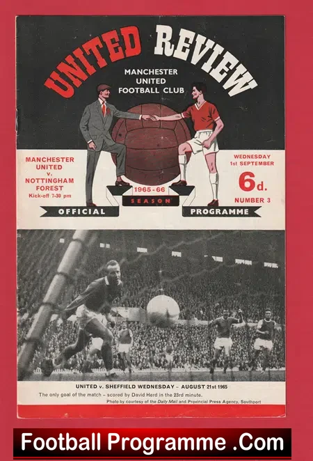 Manchester United v Nottingham Forest 1965 – Man Utd