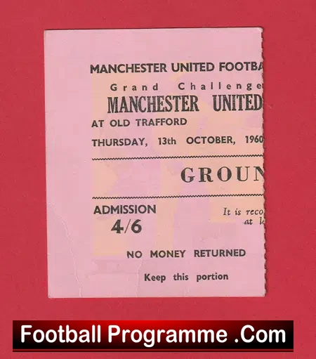 Manchester United v Real Madrid 1960 – Ticket Challenge Match