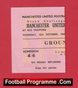 Manchester United v Real Madrid 1960 – Ticket Challenge Match