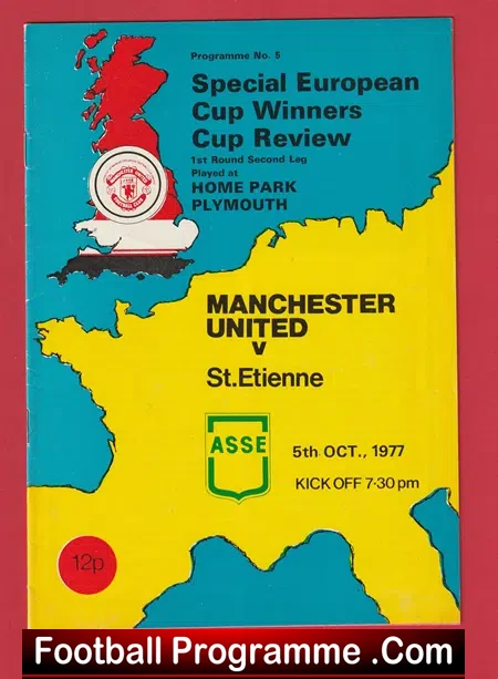 Manchester United v St Etienne 1977 ECWC – CCTV Plymouth OT