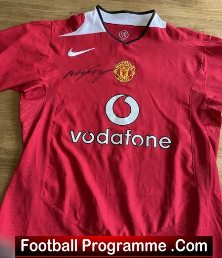 Manchester United Wayne Rooney Man Utd Signed Football Shirt