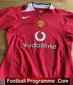 Manchester United Wayne Rooney Man Utd Signed Football Shirt