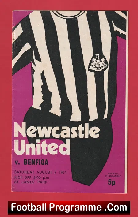 Newcastle United v Benfica 1971 – St James Park