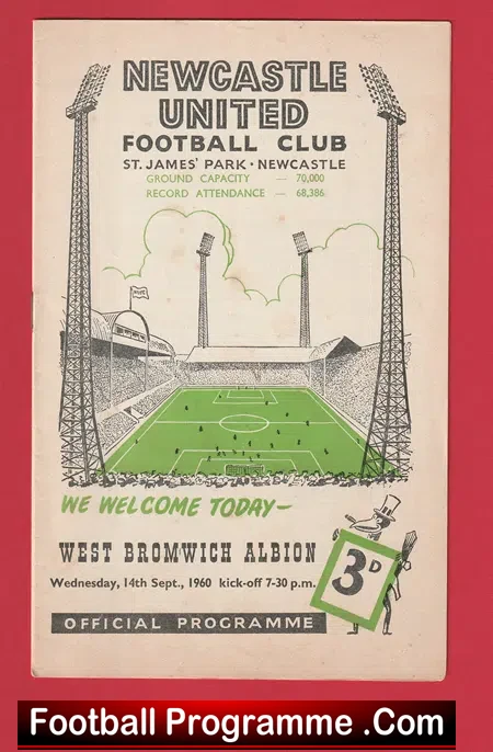 Newcastle United v WBA 1960