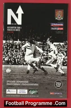 Northampton Town v Manchester United 2004 – Souvenir George Best