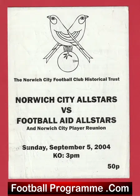Norwich City v Football Aid All Stars 2004 - Multi Signed