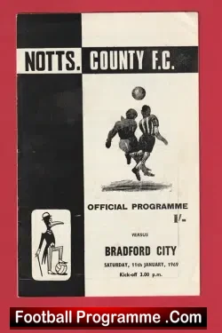 Notts County v Bradford City 1969