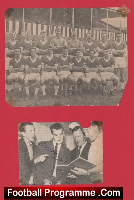 Rotherham United Football Club Multi Signed Autographed 1950s