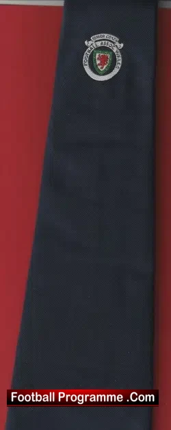 Swansea City Football Club Mens Neck Tie - Wales Welsh FA - football programme