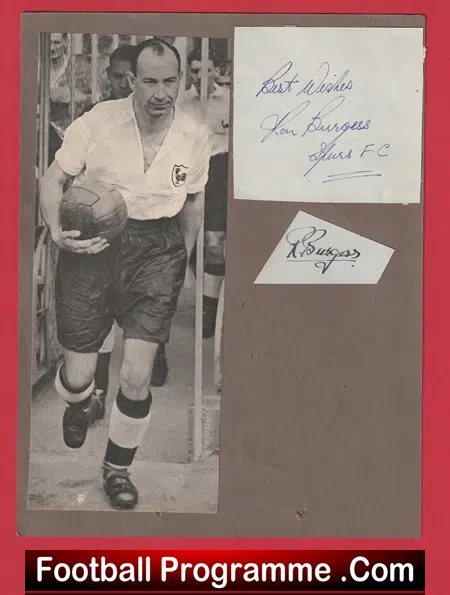 Tottenham Hotspur Football Club Multi Signed Autographed 1950s